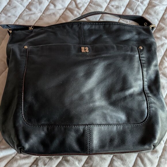 Kate Spade Bond Street Black Smooth Leather Hobo Shoulder Bag with Turnlock - Picture 5 of 7